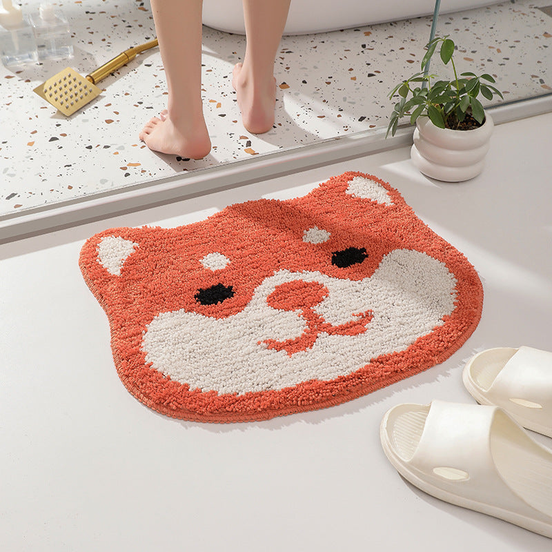 Cute Animal Character Bath Mat Bowlift