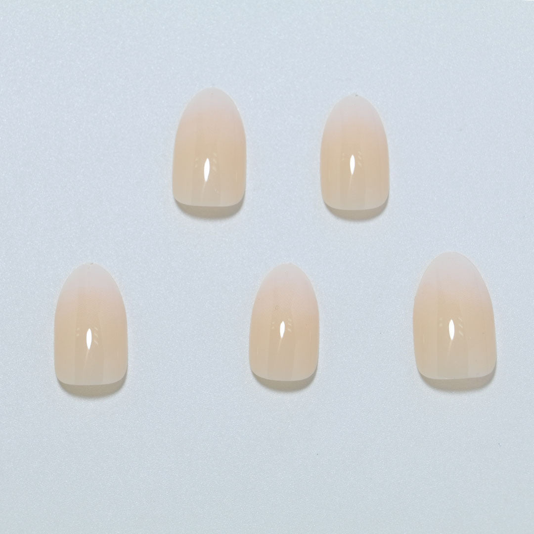 Elegant Almond-Shaped Press-On Nail Set Bowlift