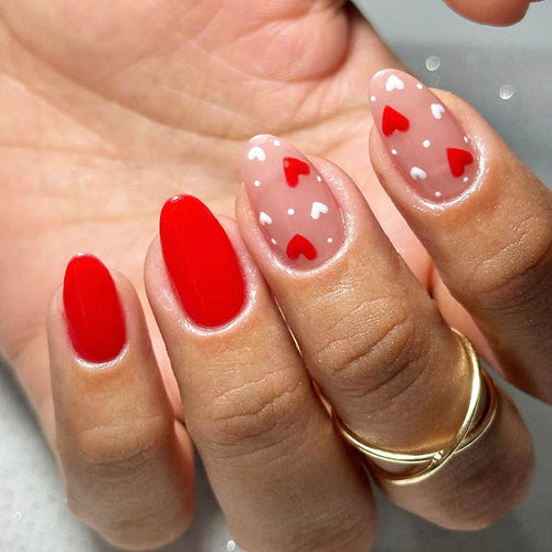 Heart-Themed Nail Art Bowlift