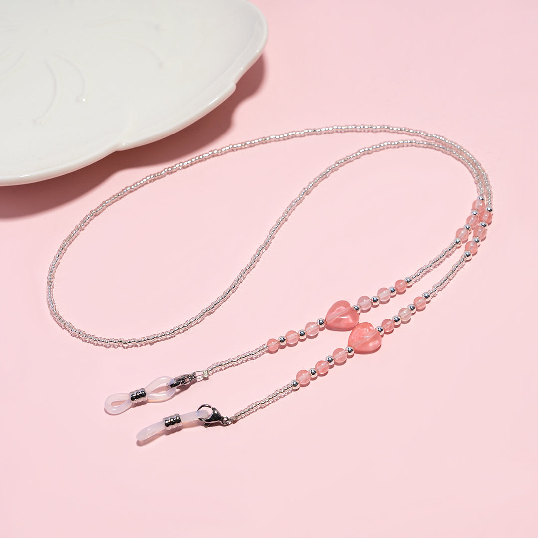 Elegant Beaded Eyewear Chain Bowlift