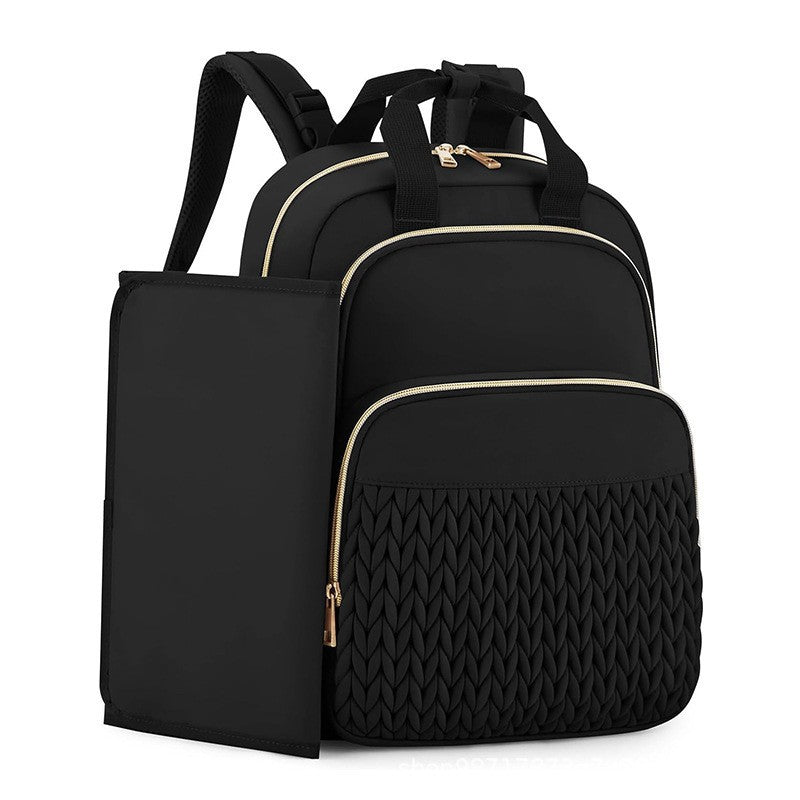 Fashionable backpack with structured design and multiple compartments Bowlift