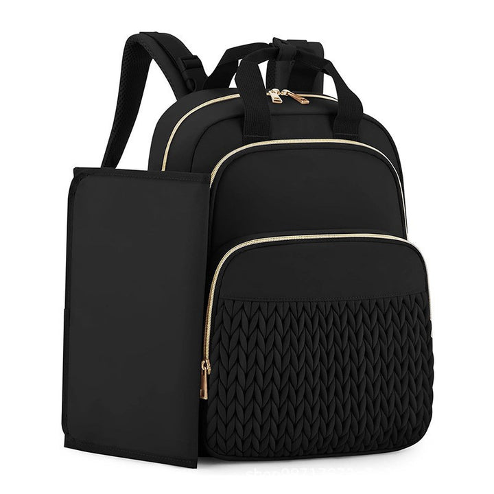 Fashionable backpack with structured design and multiple compartments Bowlift