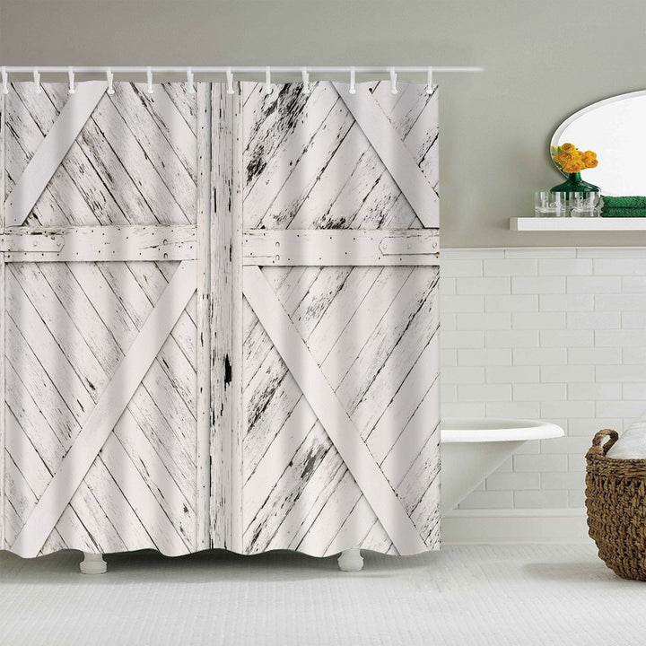 Floral Patterned Bathroom Shower Curtain Bowlift