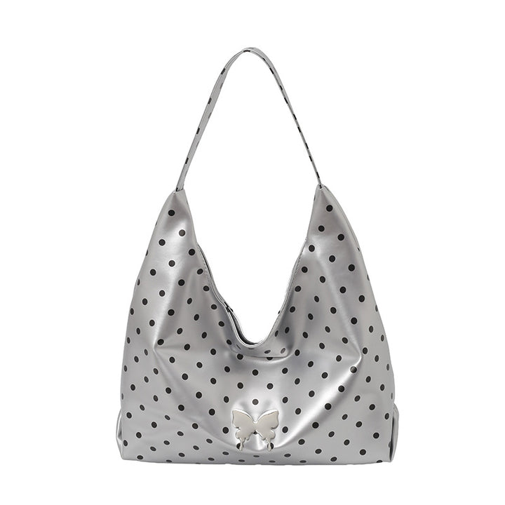 WoChic Polka Dot Hobo Bag Bowlift