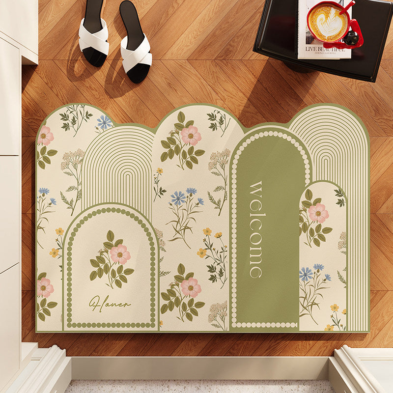 Playful Bunny-Themed Area Mat