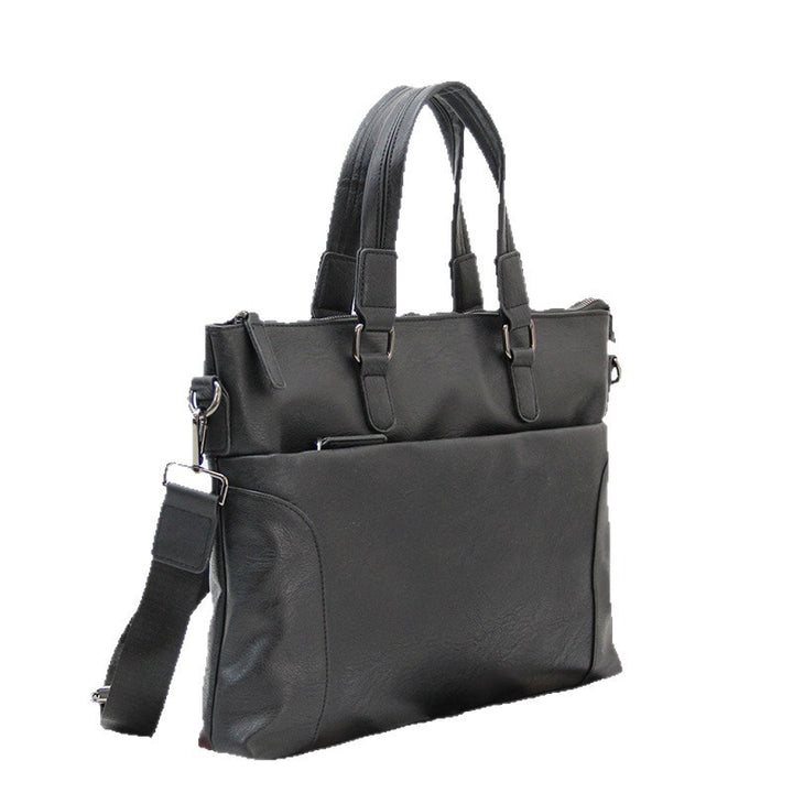 Elegant Briefcase with Removable Shoulder Strap Bowlift