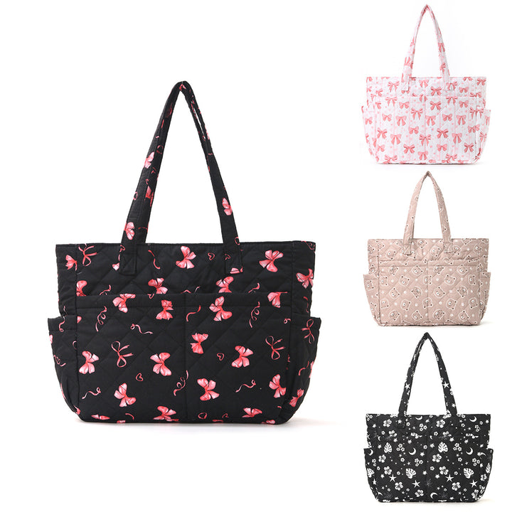 Practical cotton bag with cute bear motif Bowlift