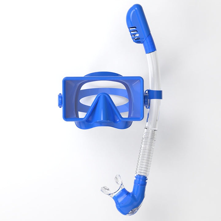 High-quality diving mask with wide field of vision and flexible snorkel Bowlift