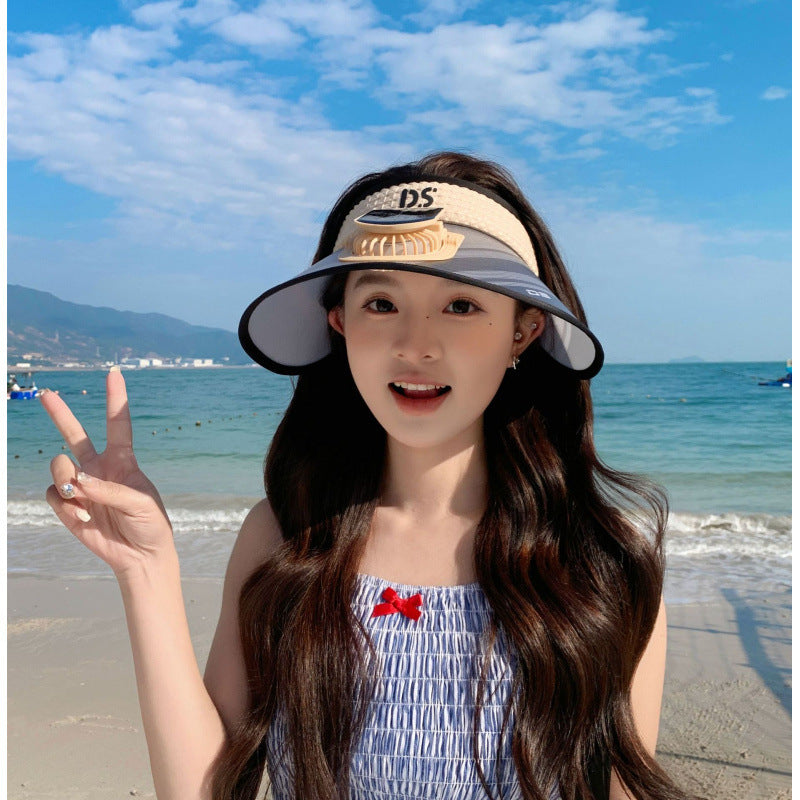 Adjustable sun visor with UV protection and padded headband Bowlift