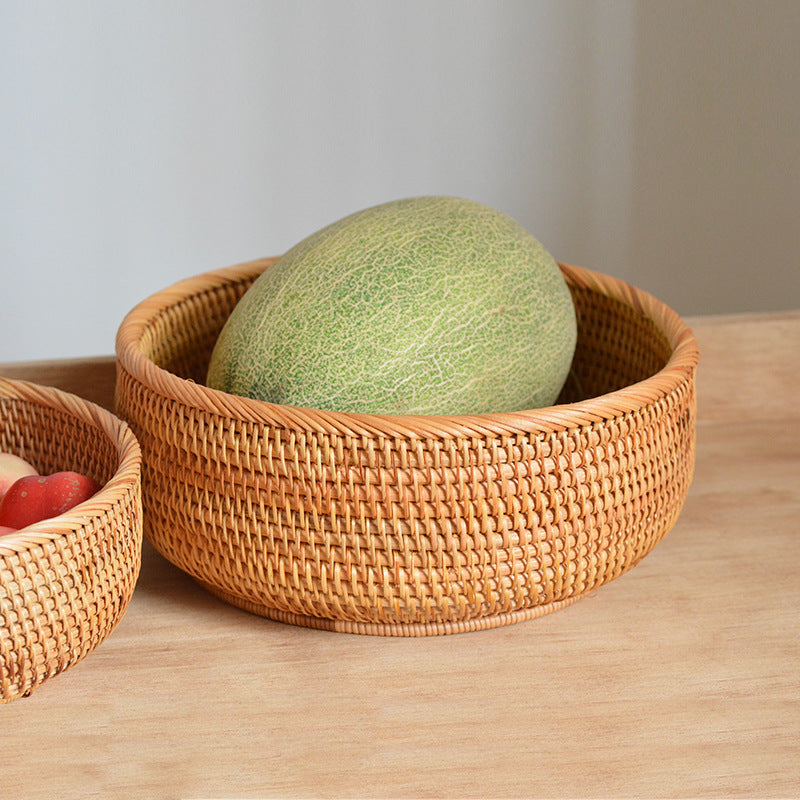 Ladies' beef decoration basket made of natural material Bowlift