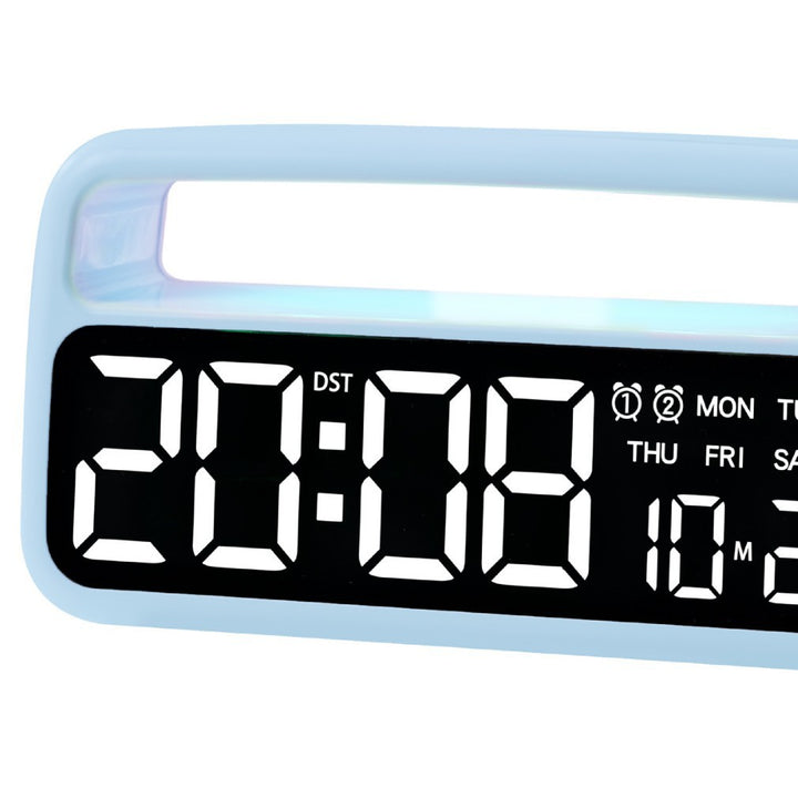 Digital alarm clock with clear LED display and modern features Bowlift