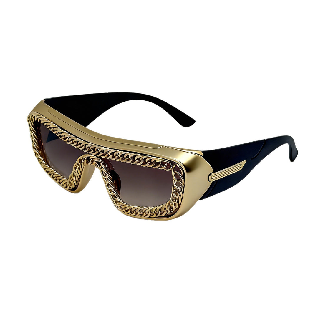 Women's sunglasses with unique chain frame Bowlift