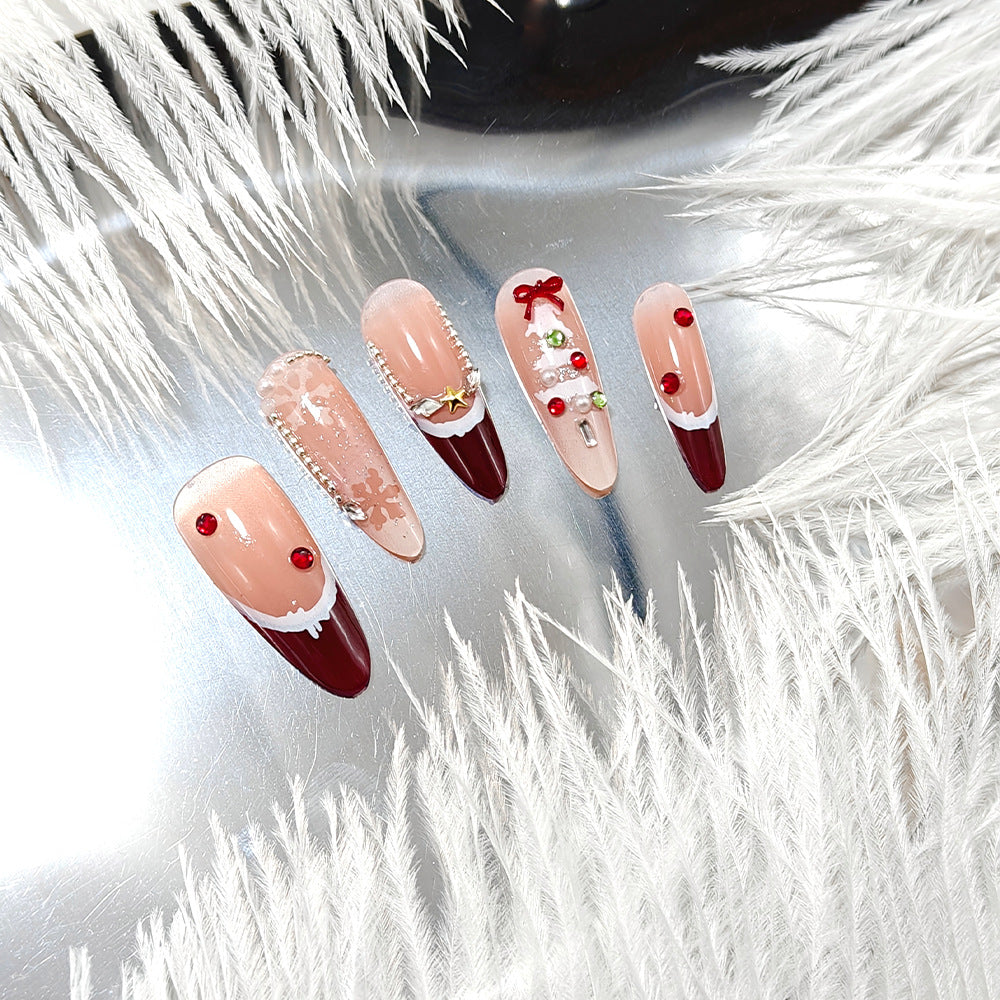 Christmas Art Nail Set Bowlift