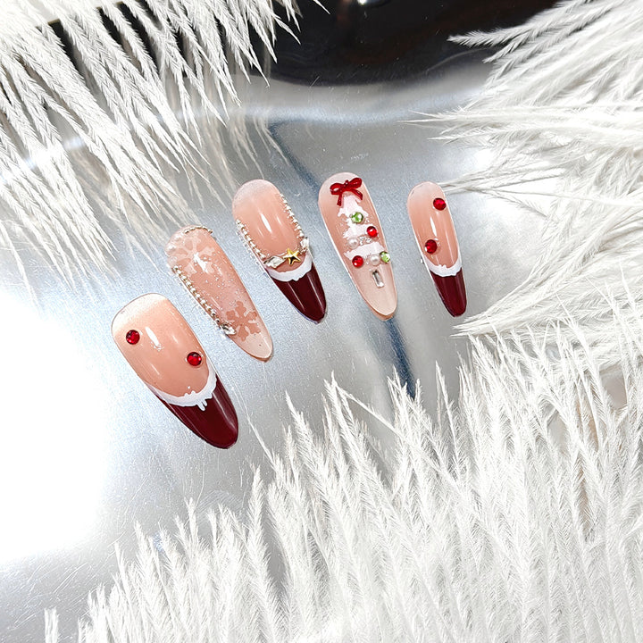 Christmas Art Nail Set Bowlift