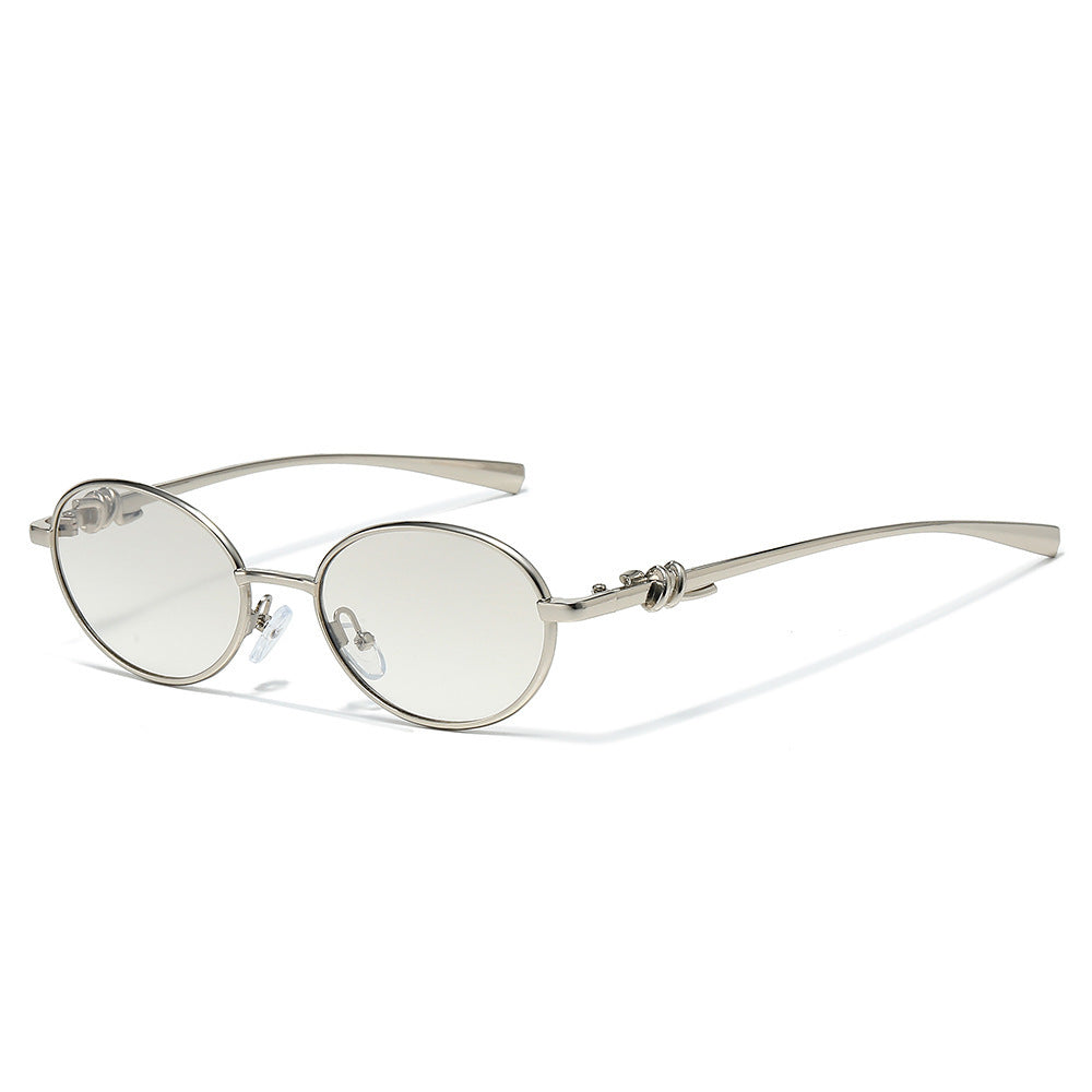 Oval Frame Fashion Sunglasses Bowlift