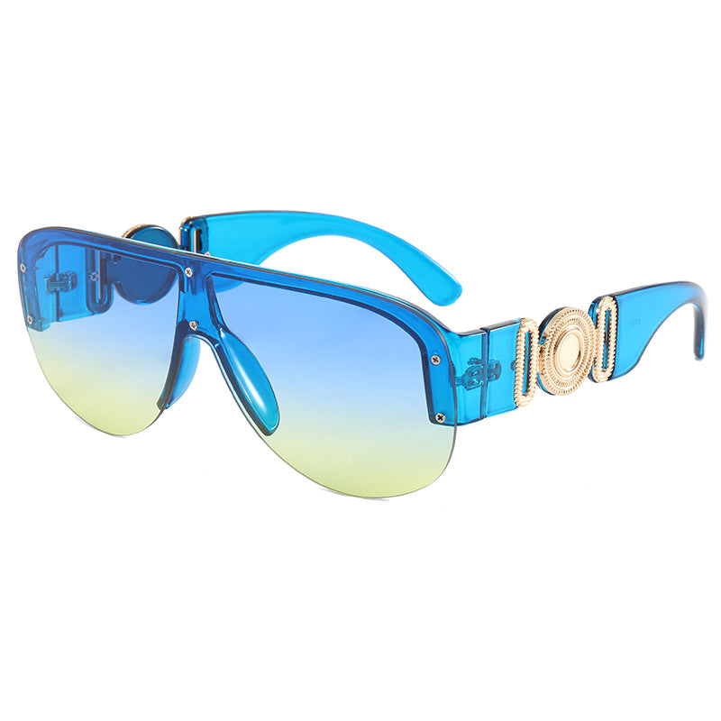 Women's large sunglasses with luxurious rim design Bowlift