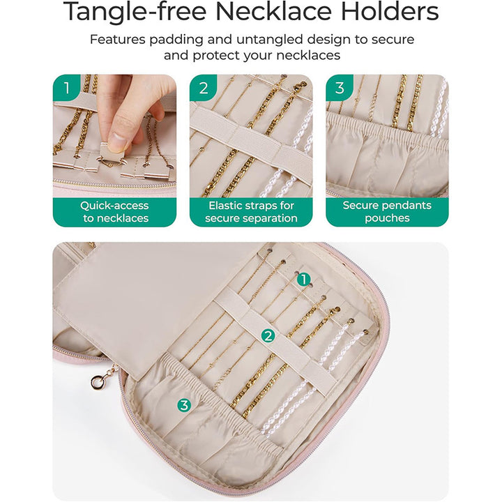 Stylish Jewelry Organizer Bag Bowlift