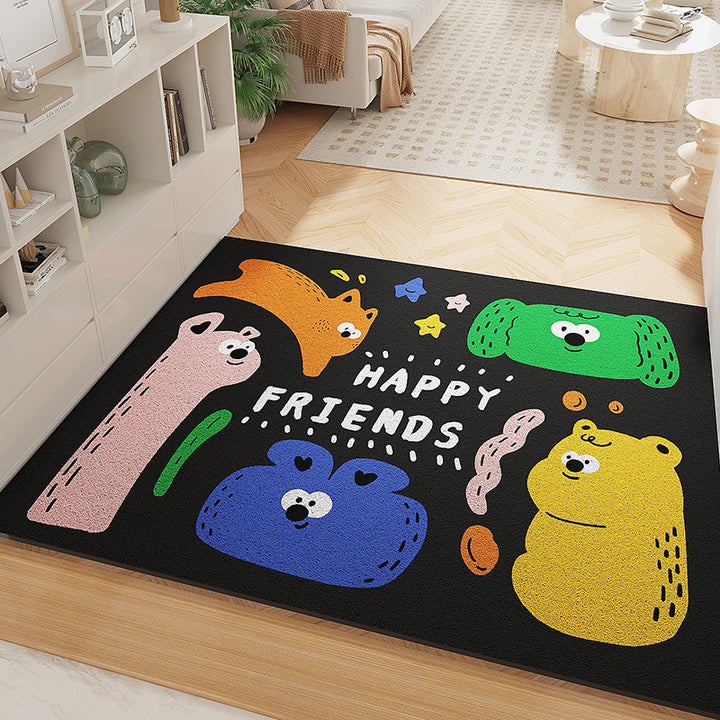 Dog-Themed Welcome Mat Bowlift