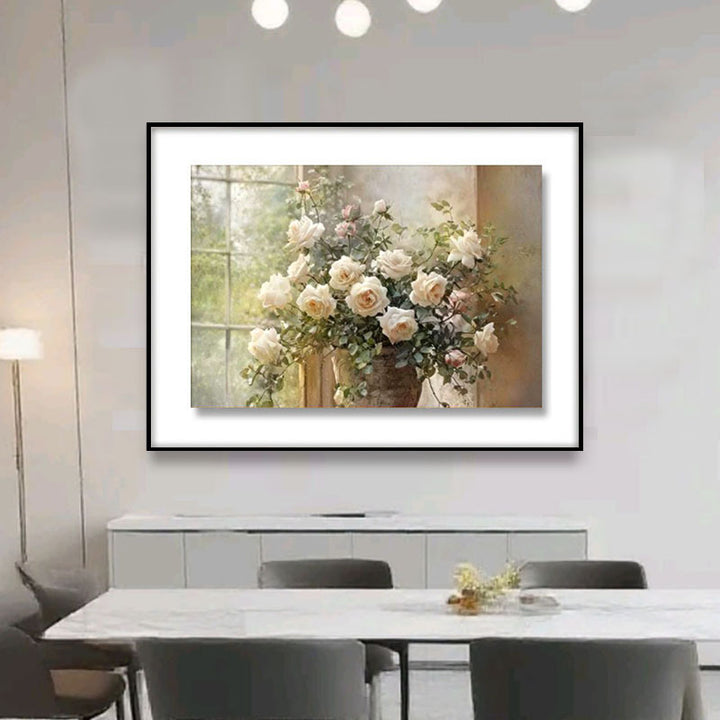Vintage Flower Canvas Wall Art