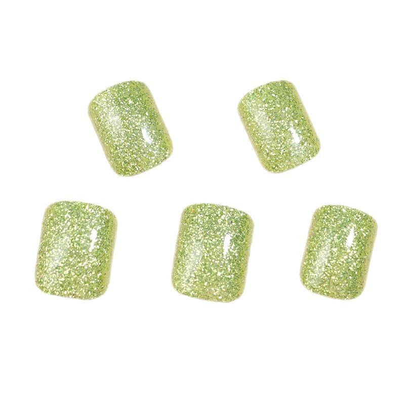 Glittery Nail Art Extension Bowlift