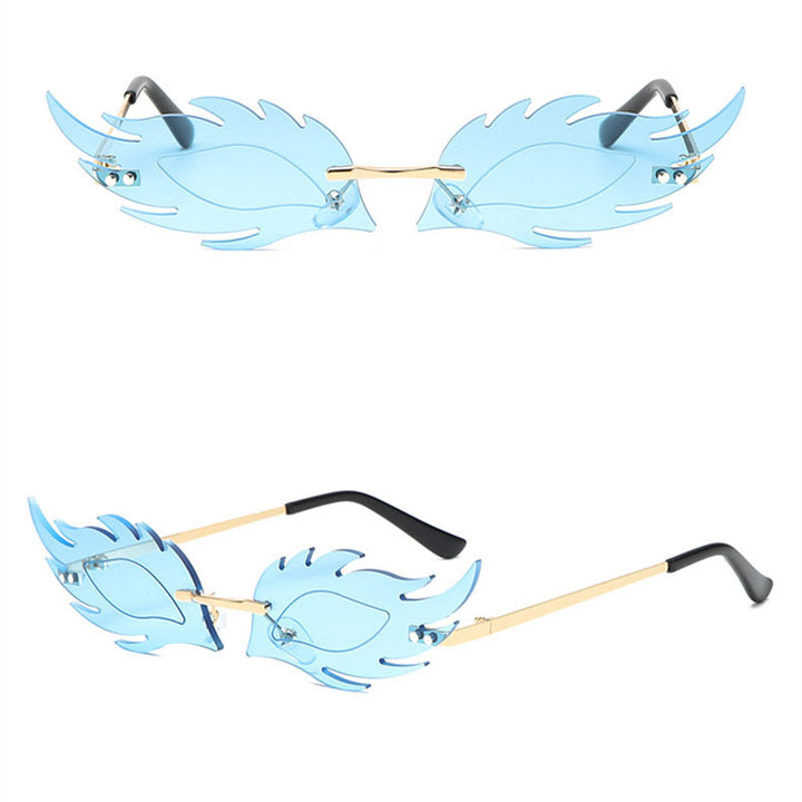 Fashion Statement Leaf Design Sunglasses Bowlift