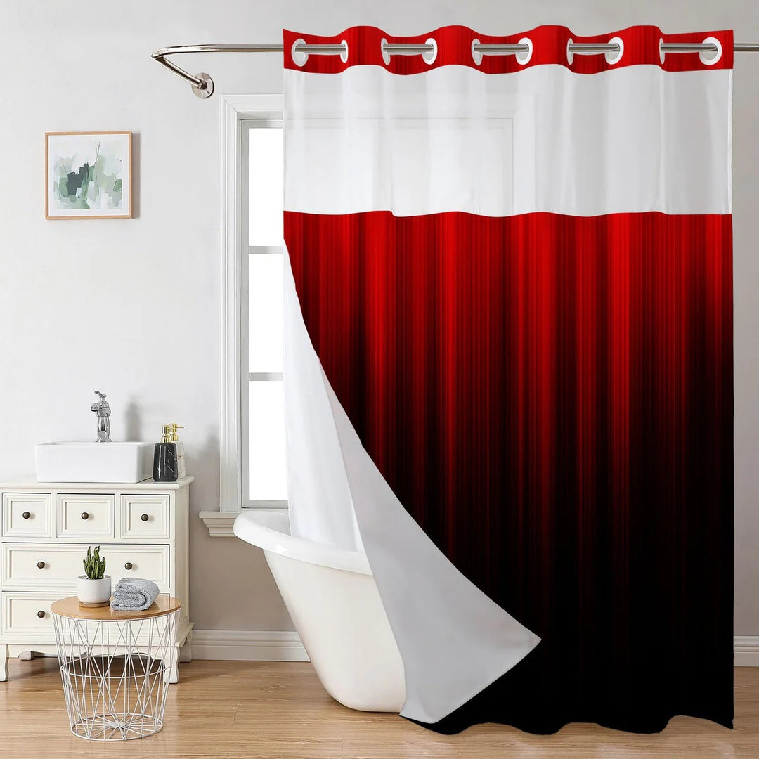 Artistic Floral Shower Curtain Bowlift