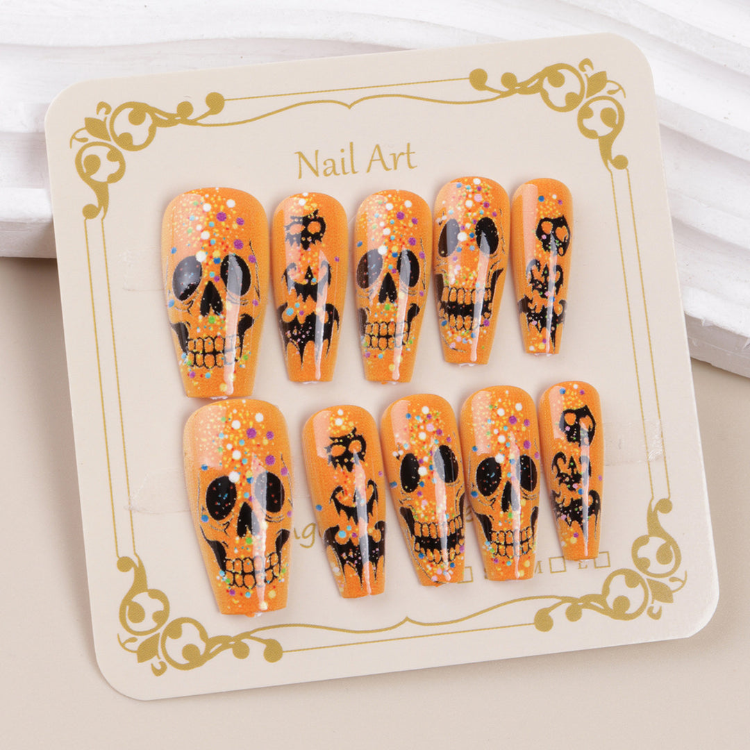 Halloween-Themed Glitter Nail Art Set Bowlift