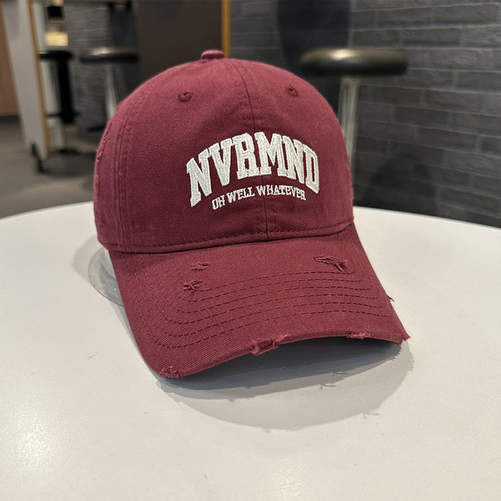Men's Distressed Graphic Baseball Cap Bowlift