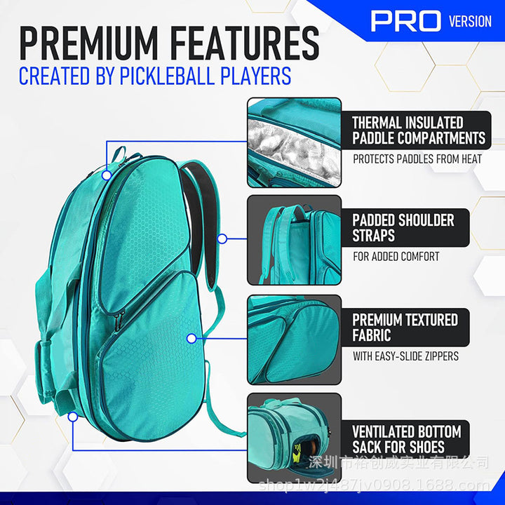 Hexagonal Pattern Backpack Bowlift