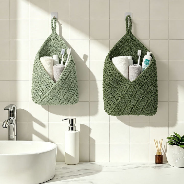 Hand-knotted storage bag Bowlift