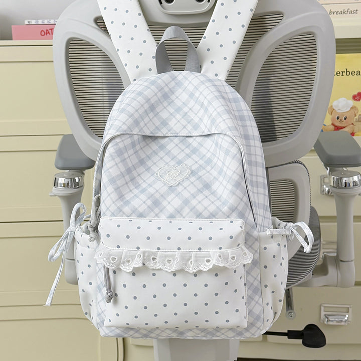 Playful Bunny-Ear Design Backpack Bowlift