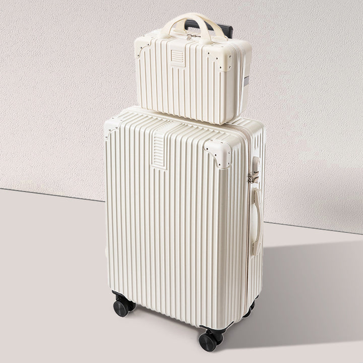 Durable Multi-Compartment Spinner Suitcase Bowlift