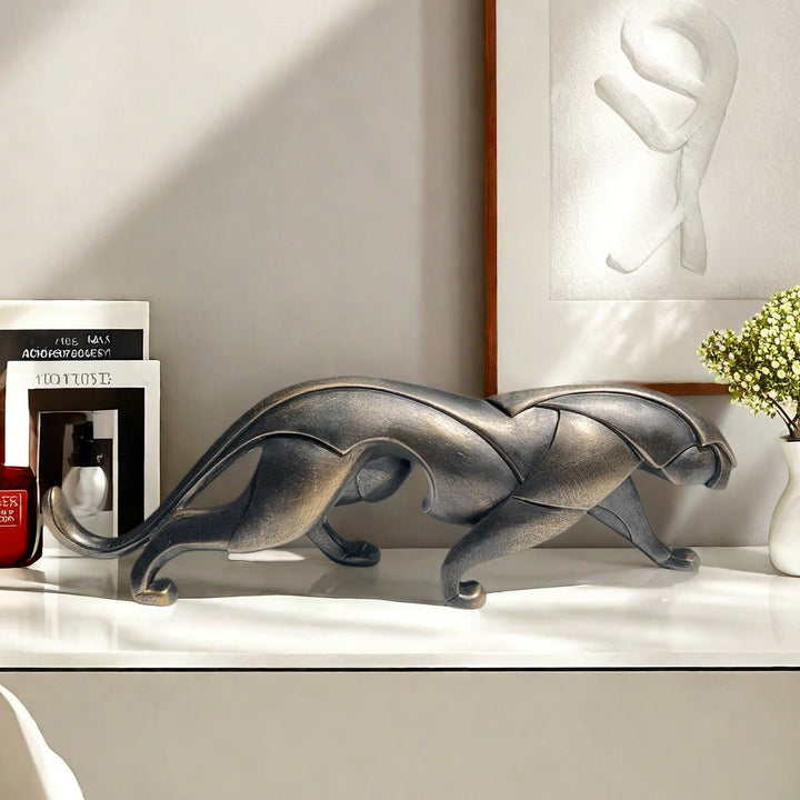 Artistic Panther Sculpture Bowlift