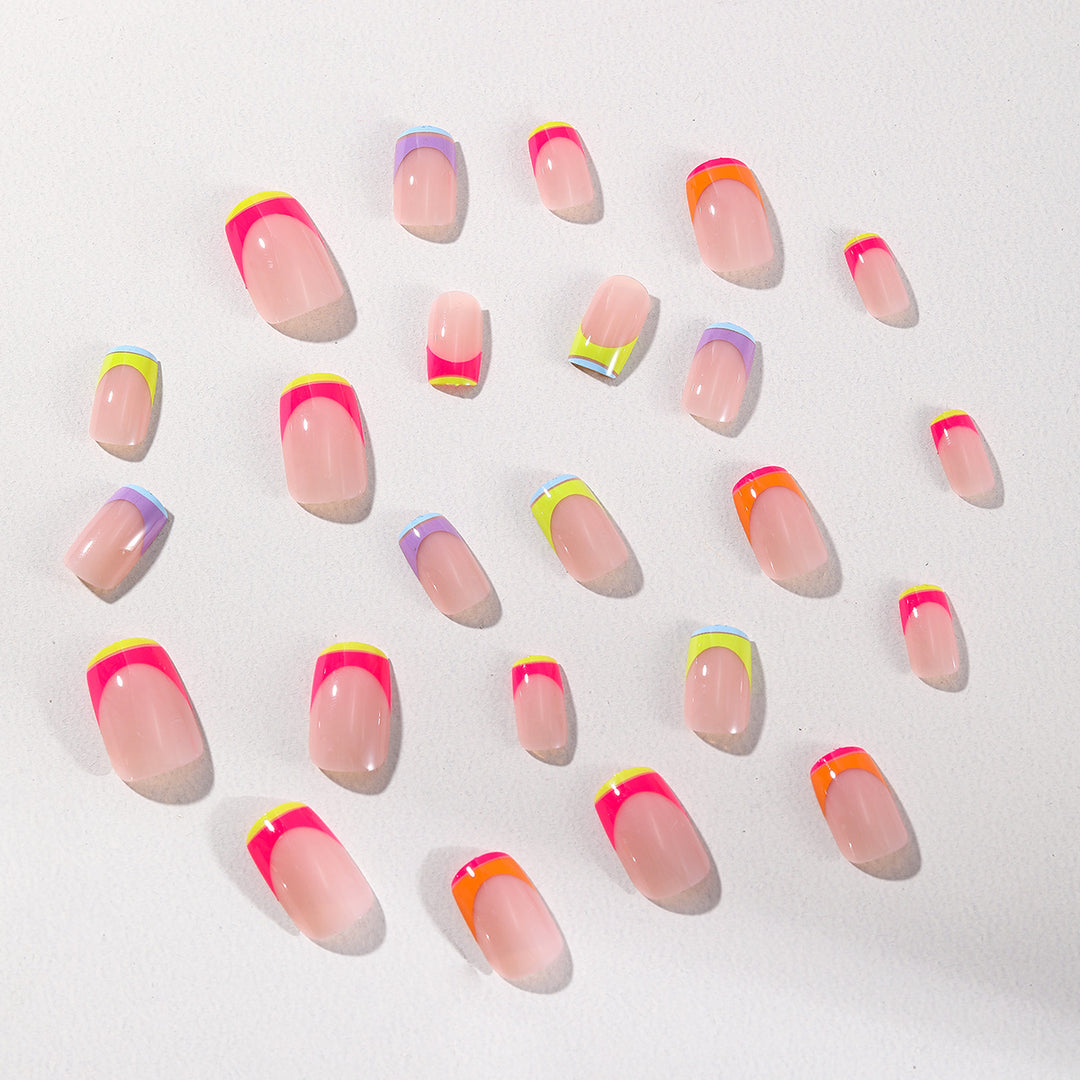 Artistic Gradient Nail Art Extensions Bowlift