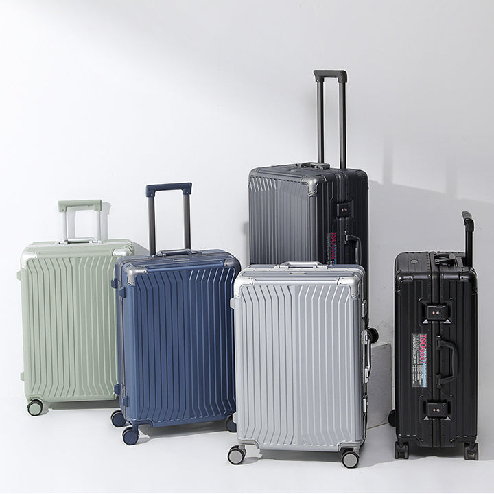 Unisex Rugged Hard-Shell Rolling Suitcase Bowlift