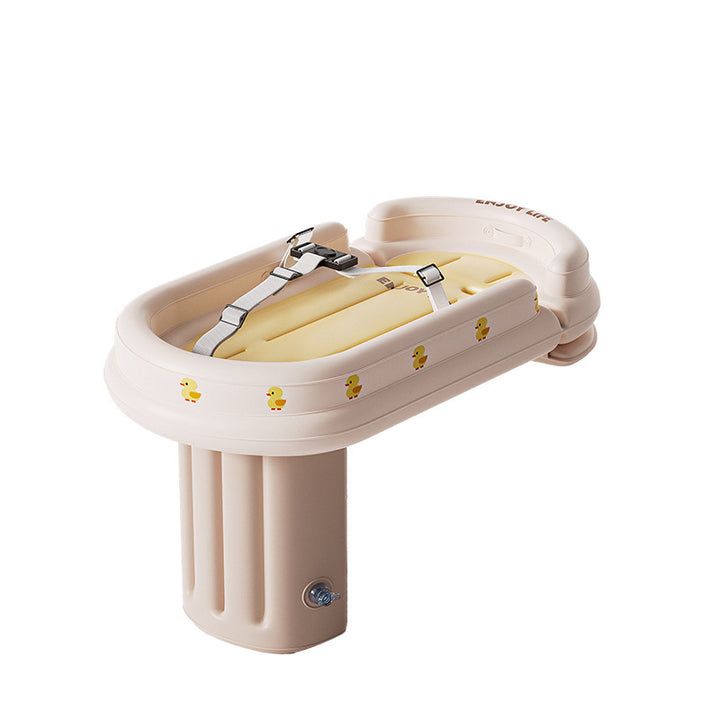 Women's Inflatable Bathtub with Safety Straps Bowlift