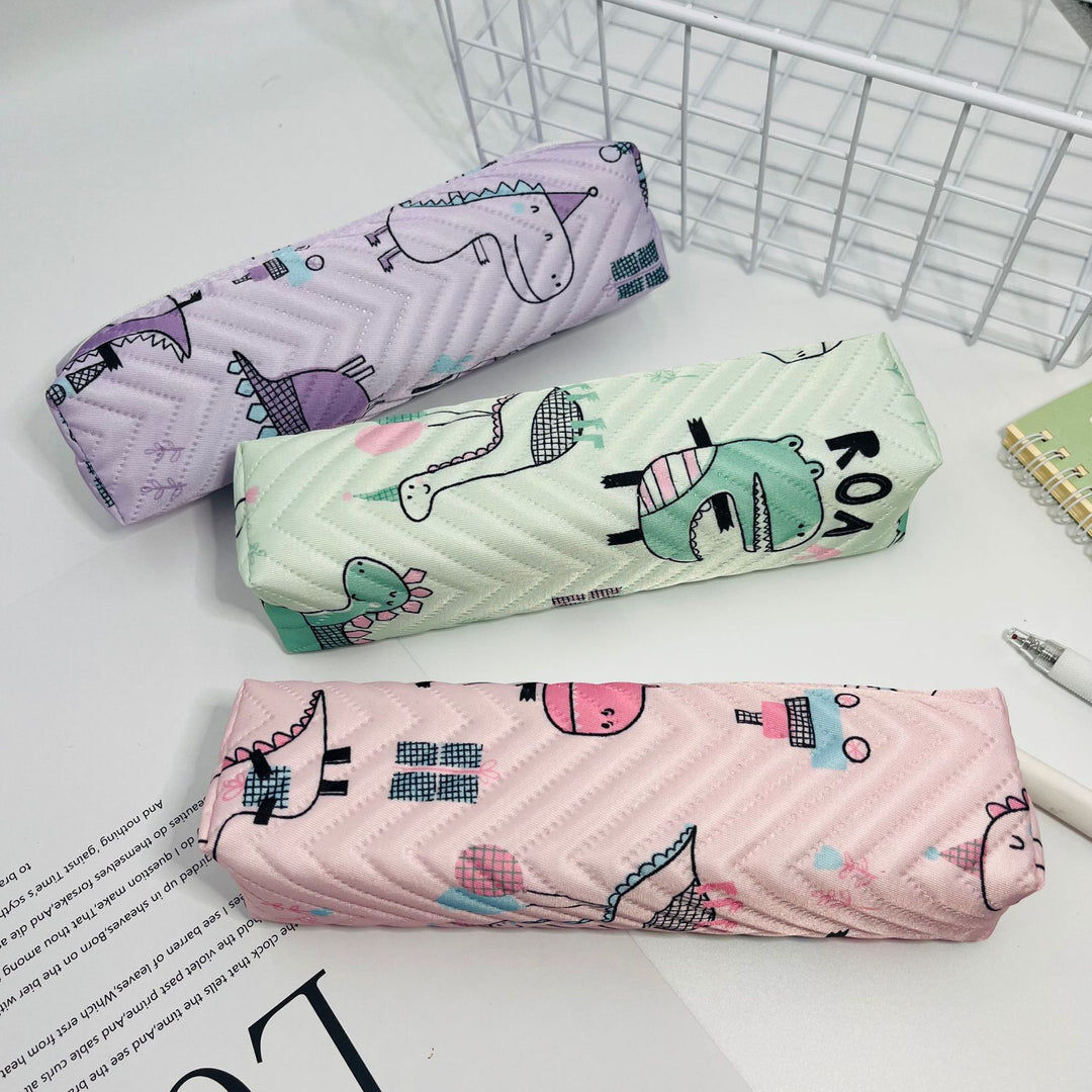 Fun Dino-Themed Pencil Case Bowlift
