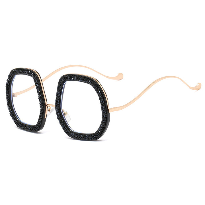 Ladies extravagant sunglasses with sparkling frame Bowlift