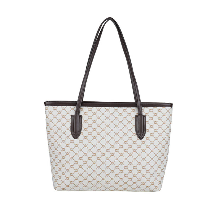 Elegant Geometric Pattern Tote Bag Bowlift