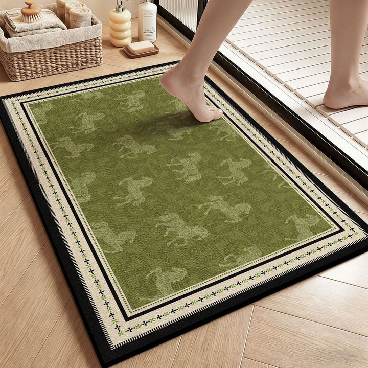 Nature-Inspired Decorative Bath Mat