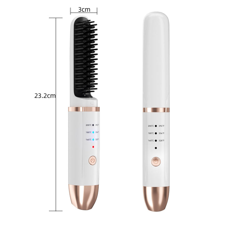 Hair Straightening Brush Bowlift