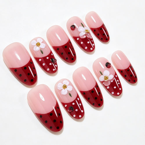 Elegant Floral Nail Art Design Bowlift