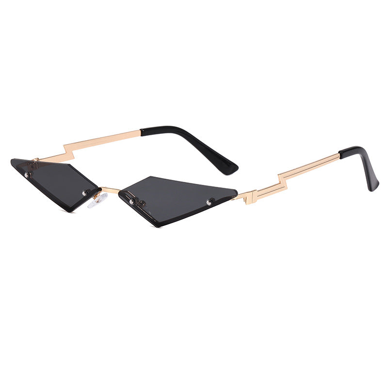 Women's geometric designer sunglasses with innovative frame Bowlift