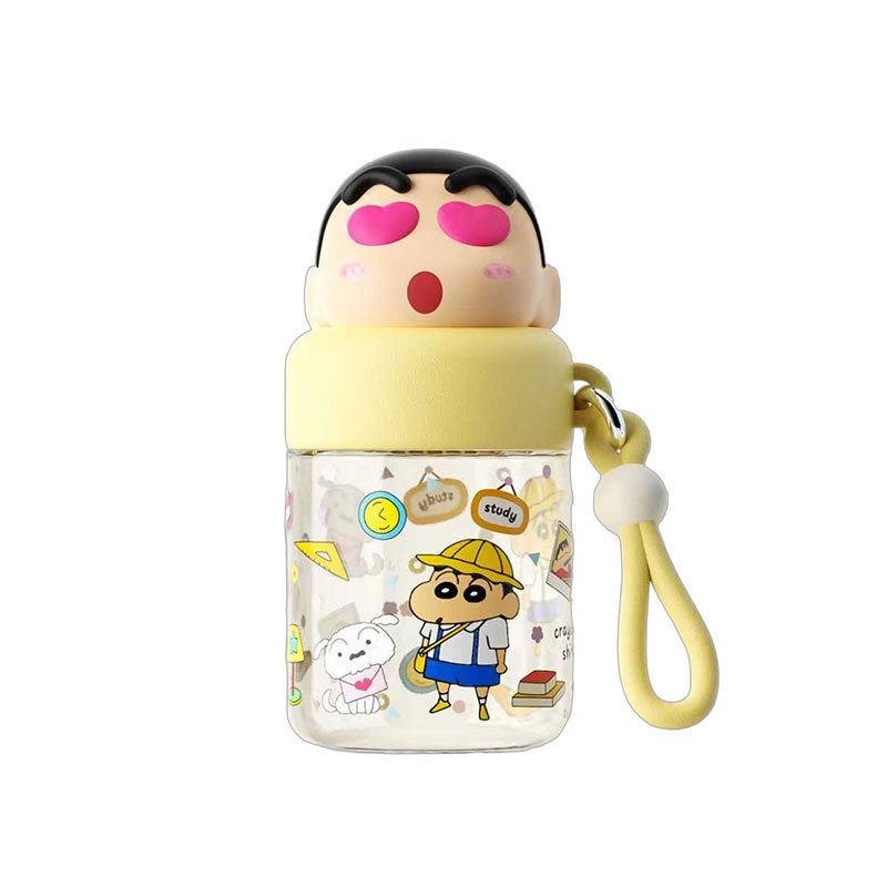 Women's water bottle with playful animal head design Bowlift