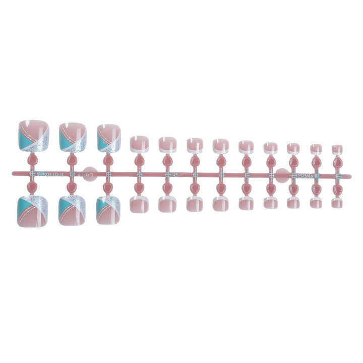 Nail set with luxurious geometric designs Bowlift