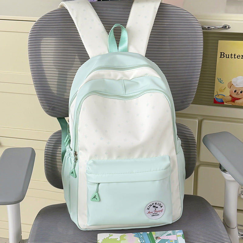 Fun and Functional Star-Patterned Backpack