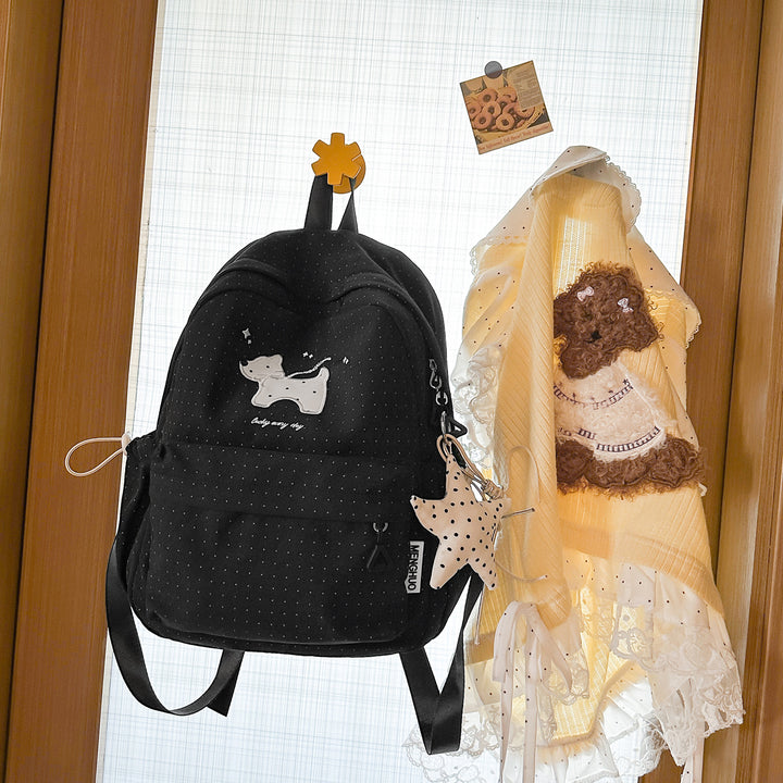 Casual Cute Character-Designed Backpack Bowlift