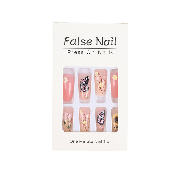 Art nails with floral and summer motifs Bowlift