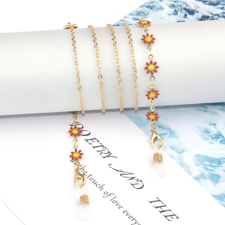 Floral Design Eyewear Chain Bowlift