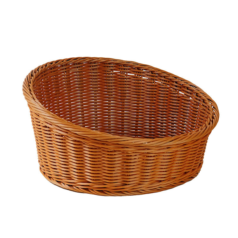 Elegant Woven Serving Tray Bowlift